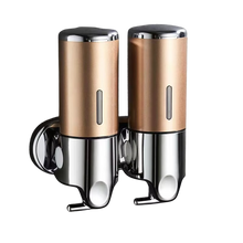 Load image into Gallery viewer, Wall Mount Refillable Soap and Shampoo Dispenser for Bathroom and Shower