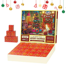 Load image into Gallery viewer, Christmas Jigsaw Advent Calendar Puzzle Blind Box 24 Parts