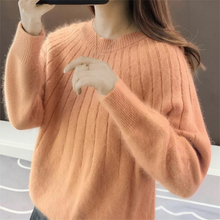 Load image into Gallery viewer, Soft Cashmere Knitted Sweater for Women, Warm and Luxury