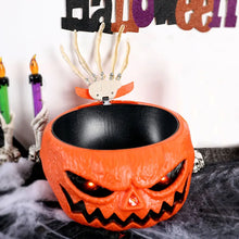 Load image into Gallery viewer, Animated Halloween Candy Bowl with Skeleton Hand