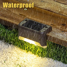 Load image into Gallery viewer, Waterproof LED Solar Step Light for Outdoor Stairs