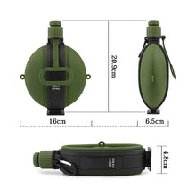 Load image into Gallery viewer, Foldable Silicone Water Bottle with Compass