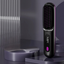 Load image into Gallery viewer, Hair Straightening Brush with Digital Display