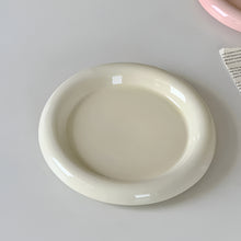 Load image into Gallery viewer, Modern Round Ceramic Plate for Dessert and Tea