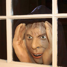 Load image into Gallery viewer, Creepy Window Peeker Halloween Prop with Suction Cups