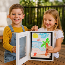 Load image into Gallery viewer, Kids Picture Frame That Holds Up to 150 Drawings