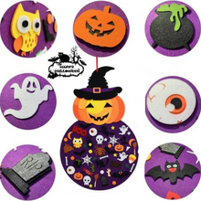 Load image into Gallery viewer, Halloween Felt Board with 50+ Reusable Ornaments for Kids Ages 3+