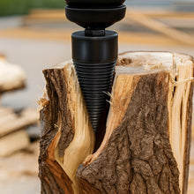 Load image into Gallery viewer, Wood Log Splitter Drill Bit, Titanium Cone for Electric Drill