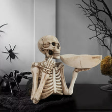 Load image into Gallery viewer, Spooky Skeleton Halloween Candy Bowl