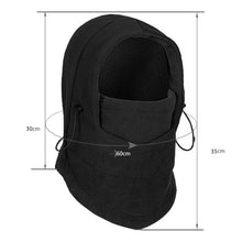 Load image into Gallery viewer, Thermal Fleece Winter Hat And Neck Warmer
