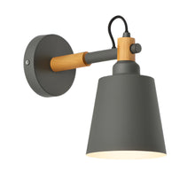 Load image into Gallery viewer, LED Wall Light, Wood and Metal Nordic Design