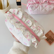 Load image into Gallery viewer, Butterfly Bow Lace Makeup Bag for Women