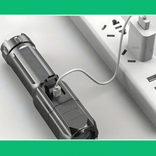 Load image into Gallery viewer, Rechargeable Telescopic Zoom Flashlight
