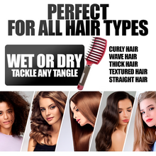 Load image into Gallery viewer, Flexible Hair Brush for Wet and Dry Detangling, All Hair Types