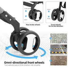 Load image into Gallery viewer, Large Pet Stroller Carrier with Detachable Cart and Rain Cover
