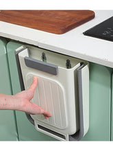 Load image into Gallery viewer, Collapsible Wall Mounted Kitchen Trash Bin