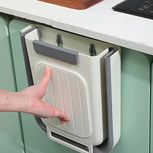 Load image into Gallery viewer, Collapsible Wall Mounted Kitchen Trash Bin