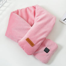 Load image into Gallery viewer, Heated Neck Scarf with Three Temperature Settings and Water Resistant Velvet
