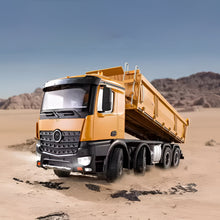 Load image into Gallery viewer, Metal Remote Control Dump Truck 1/14 Scale 15 Channel Construction Vehicle Toy