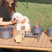 Load image into Gallery viewer, Portable Foldable Camping Gas Stove for Outdoor Cooking and Travel