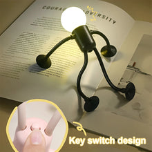 Load image into Gallery viewer, Creative Bendable Cartoon Night Light with Suction