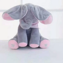 Load image into Gallery viewer, Peek-a-boo Elephant Plush Toy