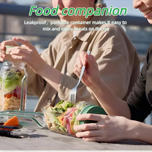Load image into Gallery viewer, Portable Leak Proof Salad Jar with Side Opening for Fresh Meal