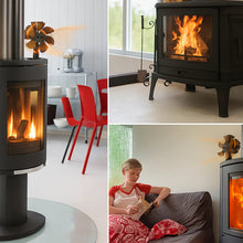 Load image into Gallery viewer, Wood Stove Fan, Silent Heat Diffusion for Efficient Warmth