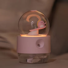 Load image into Gallery viewer, Wireless Rechargeable Air Humidifier and Aroma Diffuser with Rotating Music Light