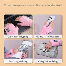 Load image into Gallery viewer, Heated Fingerless Gloves with Three Temperature Modes and Type C Charging