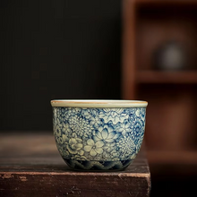 Load image into Gallery viewer, Retro Ceramic Tea Tureen Sancai Gaiwan Tea Maker