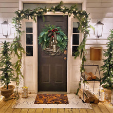 Load image into Gallery viewer, Farmhouse Christmas Wreath, Boho Wreath, Holiday Wreath