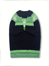 Load image into Gallery viewer, Womens Chunky Jacquard Round Neck Sweater with a Nature Inspired Pattern in Eight Colors