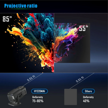 Load image into Gallery viewer, Compact 4K Android Mini Projector with WiFi & Bluetooth