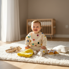 Load image into Gallery viewer, Cotton Hooded Sweater and Pants Set for Babies and Toddlers