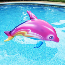 Load image into Gallery viewer, Colorful Inflatable Floating Dolphin