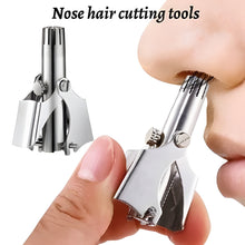 Load image into Gallery viewer, Nose Hair Trimmer for Men Stainless Steel Manual Trimmer