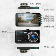 Load image into Gallery viewer, Wide Angle 1920x1080P FHD Dual Dash Cam