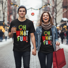 Load image into Gallery viewer, Mischievous Holiday Cheer Funny Anti-Christmas Graphic T-Shirt