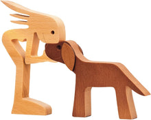 Load image into Gallery viewer, Natural Wood Animal Statue for a Warm Home Atmosphere