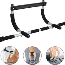 Load image into Gallery viewer, Premium Doorway Pull Up Bar, Multi-Grip, Heavy-Duty Steel Construction, 440 lbs Capacity