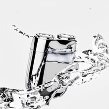 Load image into Gallery viewer, Dual Rotary Electric Shaver with Wet and Dry Operation and Fast Charging