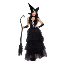 Load image into Gallery viewer, Official Witch Costume Masquerade Party Adult Role-Play