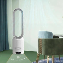 Load image into Gallery viewer, Portable Bladeless Fan with Air Purification and Remote Control