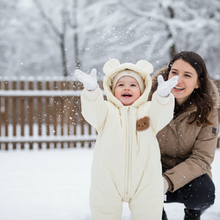 Load image into Gallery viewer, Cozy Winter Baby Jumpsuit with Soft Fur Lining for Infants and Toddlers