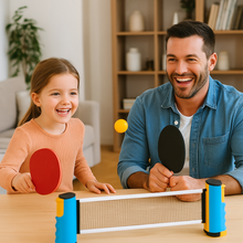 Load image into Gallery viewer, Adjustable Clamp Table Tennis Net with Foldable Frame and Multi Surface Compatibility