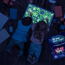 Load image into Gallery viewer, Magic LED Light Drawing Pad for kids