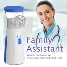 Load image into Gallery viewer, Portable Mini Mesh Nebulizer Adult & Kids