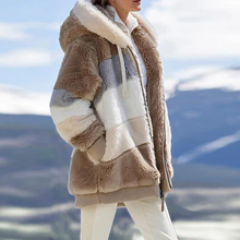 Load image into Gallery viewer, Multicolored Hooded Coat
