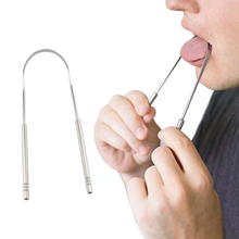 Load image into Gallery viewer, Stainless steel tongue cleaner